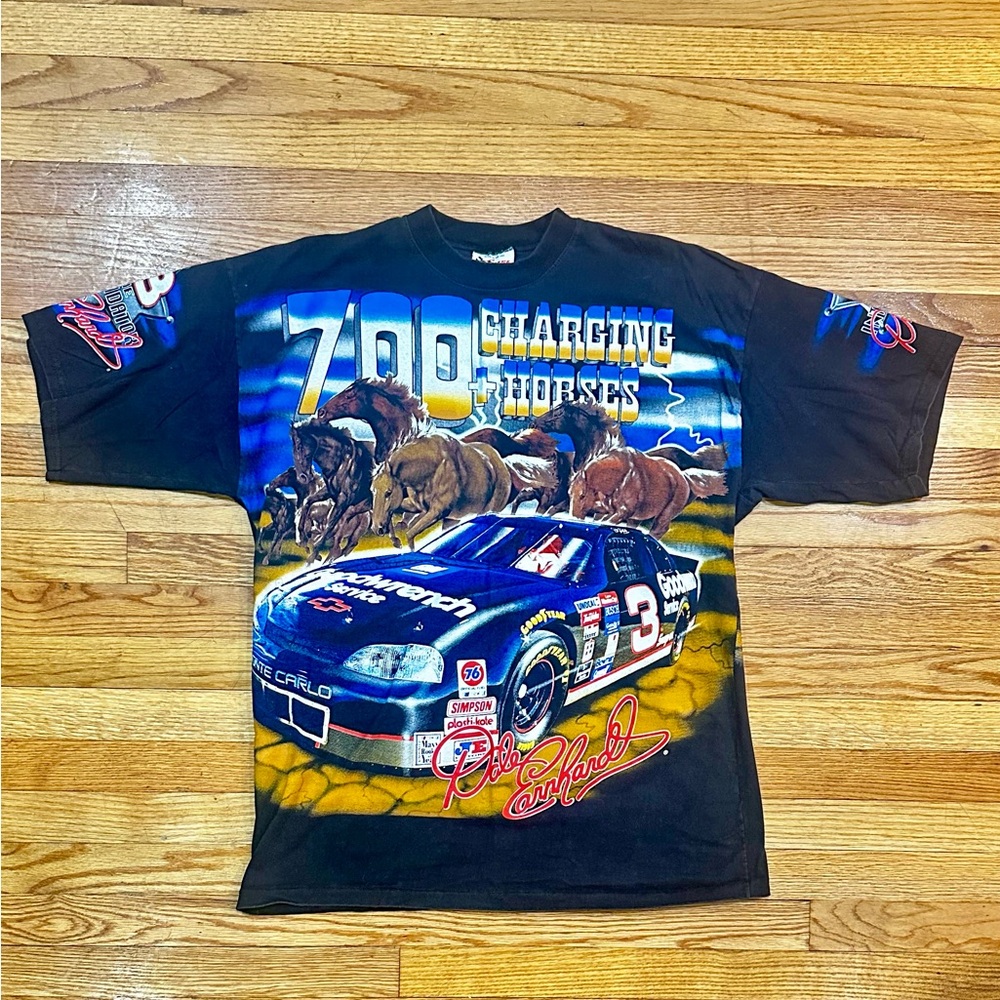 Vintage Dale Earnhardt Racing Graphic T-Shirt AOP
